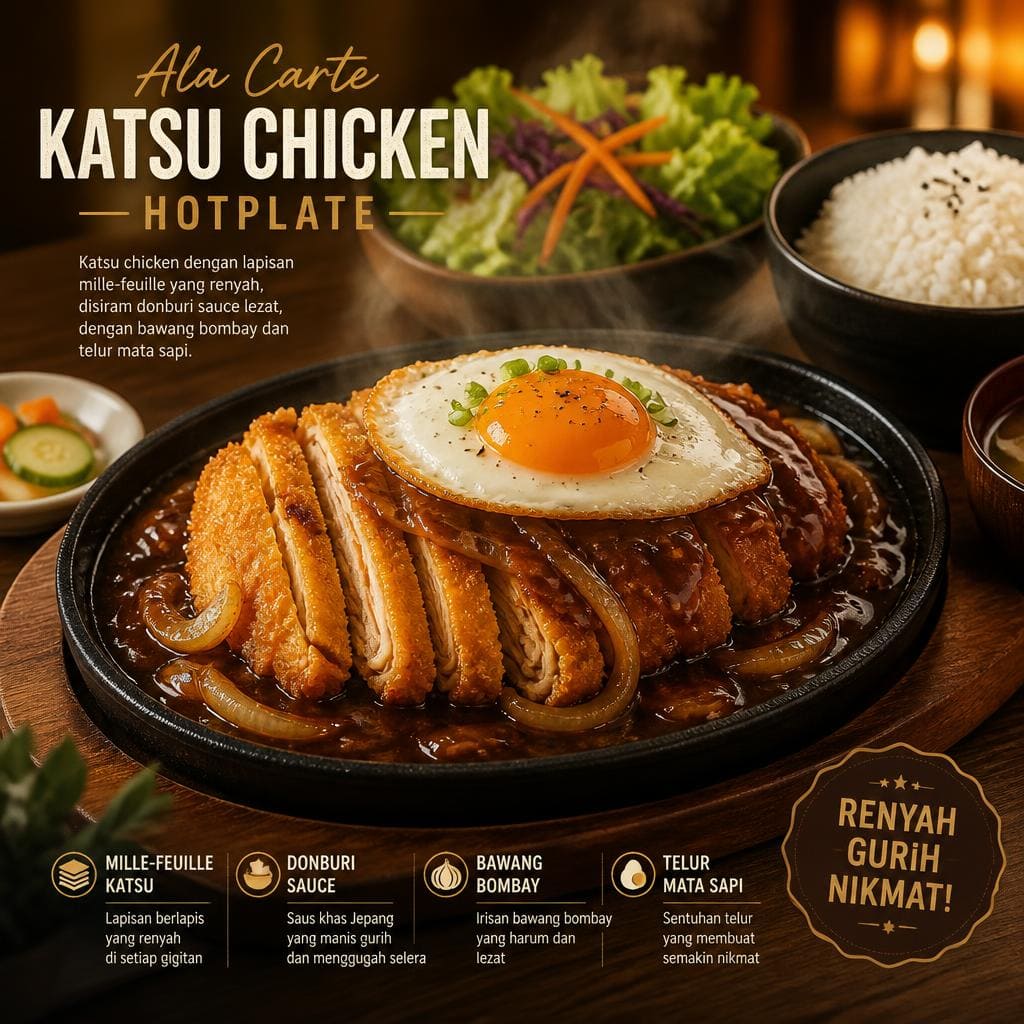 Ala Carte Katsu Chicken Hotplate
